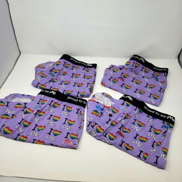 COPY - NEW MeUndies Lot of 4 Boxers Underwear Mens I Heart Me Size Medium - Picture 1 of 5